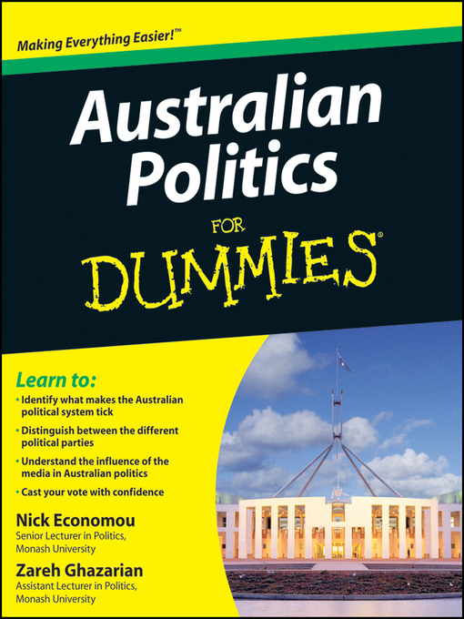 Title details for Australian Politics For Dummies by Nick Economou - Available